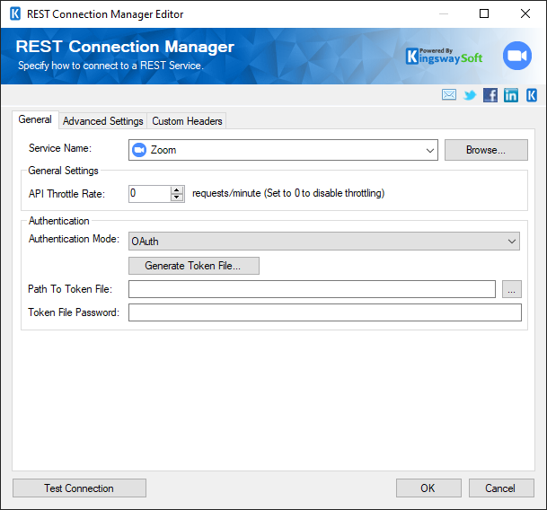 SSIS REST Zoom Connection Manager